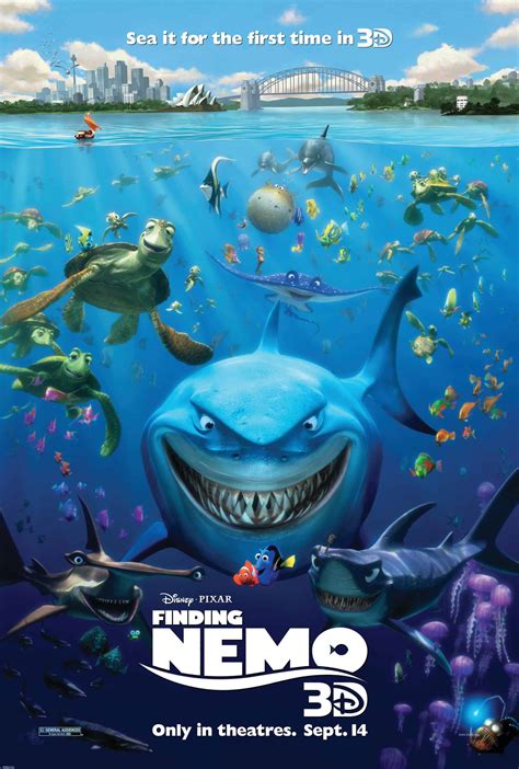 Main Characters Review Finding Nemo (3D) Movie Image